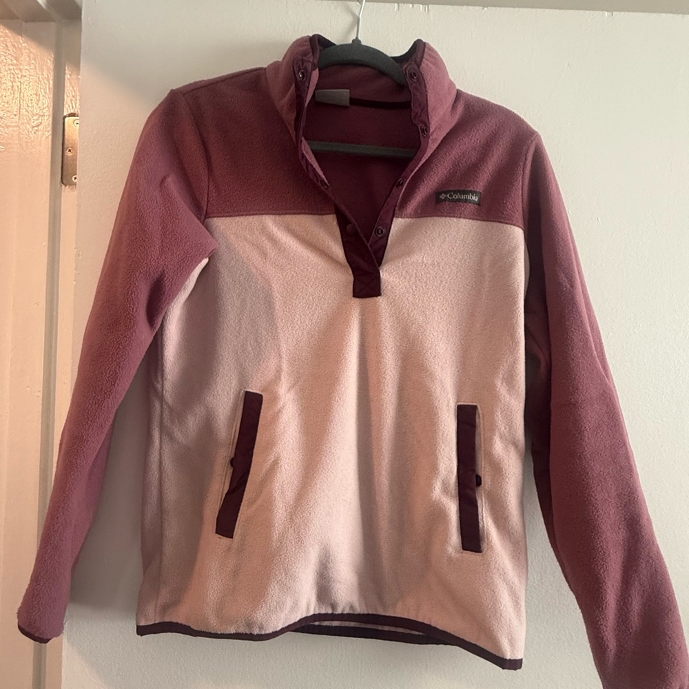 Columbia Maroon Fleece Jacket